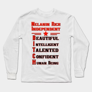 Melanin Rich Long Sleeve T-Shirt
